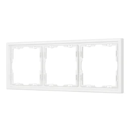 Фото #1 товара Рамка пластиковая FRM-NOBE-SFPL-3-WH (Arlight, -)