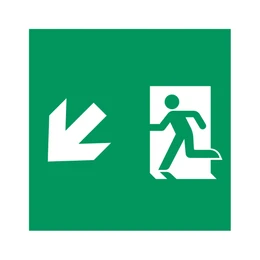 Фото #1 товара Пиктограмма EMGP-MARK-MA-LDOWN (Человек, Вниз-Влево) (Arlight, Пластик)