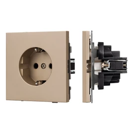 Фото #1 товара Механизм электрической розетки SCT-TENDO-MEU1-PL-GD (230V, 16A) (Arlight, -)