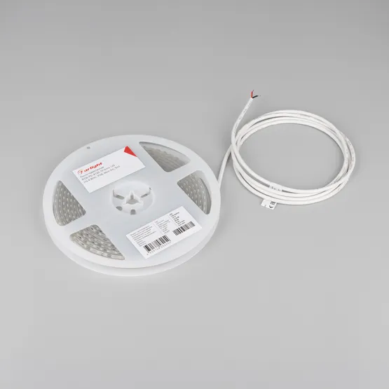 Фото #2 товара Светодиодная лента герметичная RTW-PU-A120-10.5mm 12V White6000 (16.8 W/m, IP68, Wire 2m, 5m) (Arlight, -)