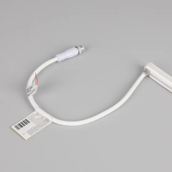 Фото #2 товара Светодиодная лента герметичная WAVE-SIDE-DOUBLE-A120-16x15mm 24V White6000 (15 W/m, IP67, 5m, wire x1) (Arlight, Вывод боковой, 5 лет)