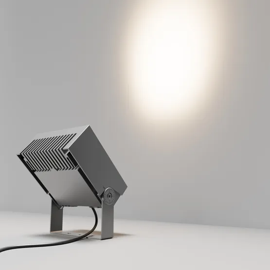 Фото #2 товара Светильник ALT-BLOCK-S220x220-50W Warm3000 (GR, 60 deg, 230V) (Arlight, IP66 Металл, 3 года)