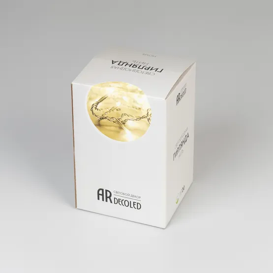 Фото #6 товара Светодиодная гирлянда ARD-STRING-HOME-5000-CLEAR-50LED-STD WHITE (230V, 3.5W) (Ardecoled, IP20)