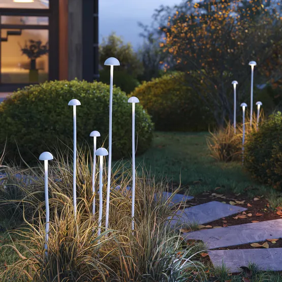 Фото #3 товара Светильник KT-ENOKI-BOLL-H600-2W Warm3000 (WH, 100 deg, 24V) (Arlight, IP65 Металл, 3 года)