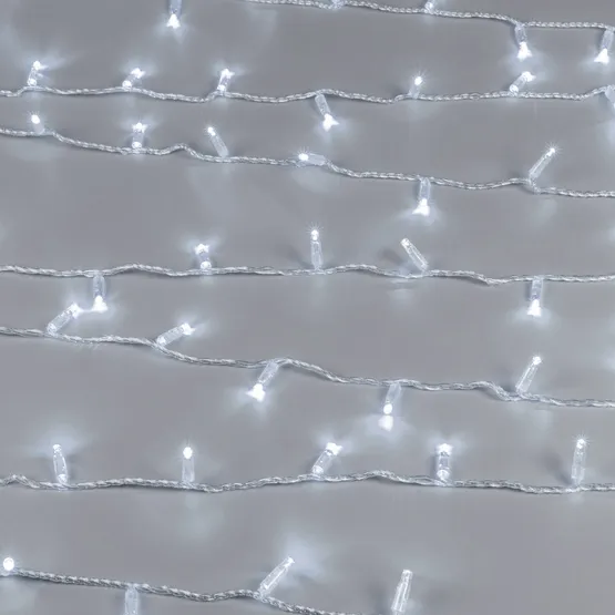 Фото #4 товара Светодиодная гирлянда ARD-STRING-CLASSIC-10000-CLEAR-100LED-FLASH WHITE (230V, 7W) (Ardecoled, IP65)