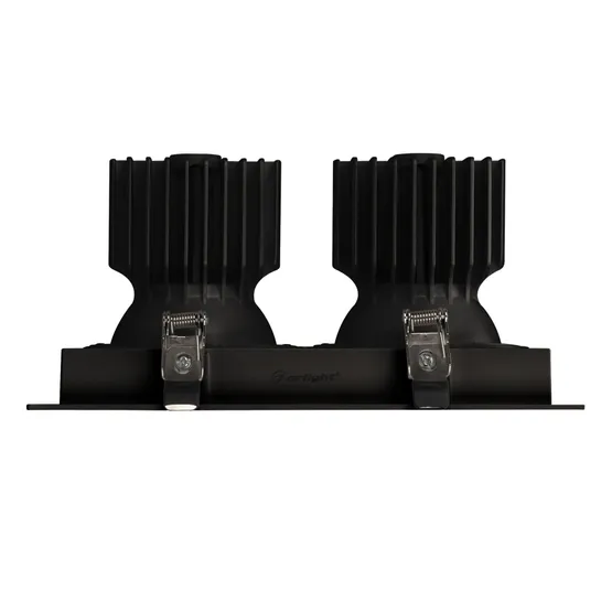 Фото #2 товара Светильник MS-VORTEX-BUILT-S250x140-2x30W Day4000 (BK-BK, 50 deg, 230V) (Arlight, IP20 Металл, 5 лет)