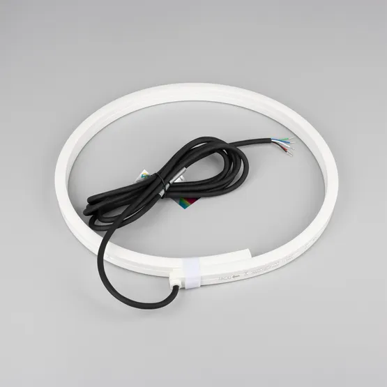 Фото #3 товара Светодиодная лента герметичная NOVA-SIDE-PU-B84-12x20mm 24V RGB-Warm (15 W/m, IP68, 1m, wire x1) (Arlight, Полиуретан)