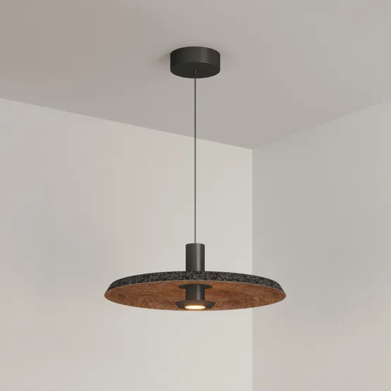 Фото #3 товара Светильник SP-KOTARO-R450-12W Warm3000 (BK-CF, 36 deg, 230V, TRIAC) (Arlight, IP20)