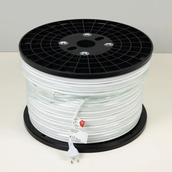 Фото #3 товара Светодиодная лента герметичная WAVE-SIDE-A120-12x25mm 230V Warm3000 (12 W/m, IP67, 50m, wire x2) (Arlight, Грибовидная форма)