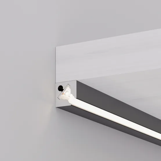 Фото #4 товара Профиль с экраном SL-KANT-H10-SQUARE-2000 IRON GREY (Arlight, Алюминий+пластик)