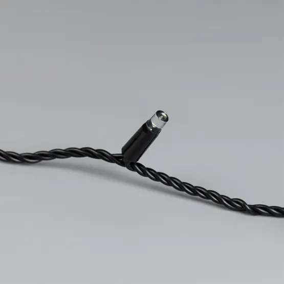 Фото #4 товара Светодиодная гирлянда ARD-STRING-CLASSIC-10000-BLACK-100LED-FLASH WARM (230V, 7W) (Ardecoled, IP65)