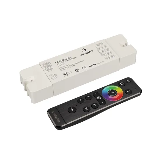 Фото товара Диммер ARL-SET-PWM-104-72-RGBW-SH-IN, комплект (12-24V, 4x6A, 2.4G) (Arlight, IP20 Пластик, 3 года)