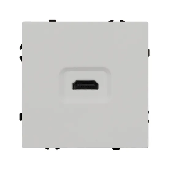 Фото #2 товара Механизм HDMI розетки SCT-NOBE-MHD1-SFPL-IS (Arlight, Никель)