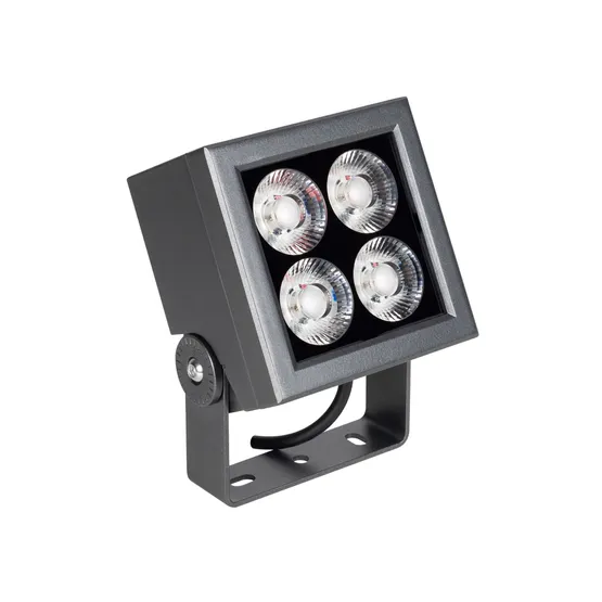 Фото #1 товара Светильник ALT-BLOCK-S130x130-15W Warm3000 (GR, 15 deg, 230V) (Arlight, IP66 Металл, 3 года)