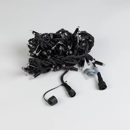 Фото #3 товара Светодиодная гирлянда ARD-STRING-PRO-10000-BLACK-100LED-FLASH WARM (230V, 7W) (Ardecoled, IP65)