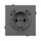 Минифото #3 товара Механизм розетки с USB зарядкой SCT-TENDO-MUAA-SFPL-GR (230V, 16A) (Arlight, -)