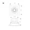 Минифото #2 товара Светильник MS-VORTEX-BUILT-S140x140-30W Warm3000 (BK-BK, 50 deg, 230V) (Arlight, IP20 Металл, 5 лет)