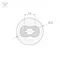 Минифото #3 товара Силиконовый профиль WPH-FLEX-D22-360deg-S8-5m WHITE (Arlight, Силикон)