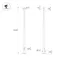 Минифото #2 товара Опора фланцевая OXOR-OK-D75-L10000 (SL) (Arlight, Сталь)