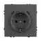 Минифото #3 товара Механизм розетки с USB зарядкой SCT-NOBE-MUCC-SFPL-GR (230V, 16A) (Arlight, -)