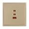 Минифото #4 товара Механизм розетки с быстрой USB зарядкой SCT-NOBE-MUACC-SFPL-FC-GD (65W, QC3) (Arlight, -)