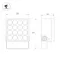 Минифото #3 товара Светильник ALT-BLOCK-S220x220-50W Warm3000 (GR, 60 deg, 230V) (Arlight, IP66 Металл, 3 года)
